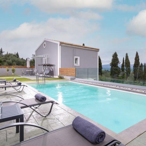 Summer Moments Pool Villa Evropouloi Bagian luar foto